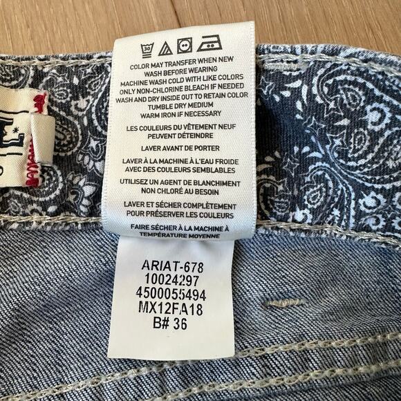 Ariat Women's R.E.A.L. Perfect Rise Stretch Rosa Boot Cut Jeans Size 27 - Picture 5 of 9